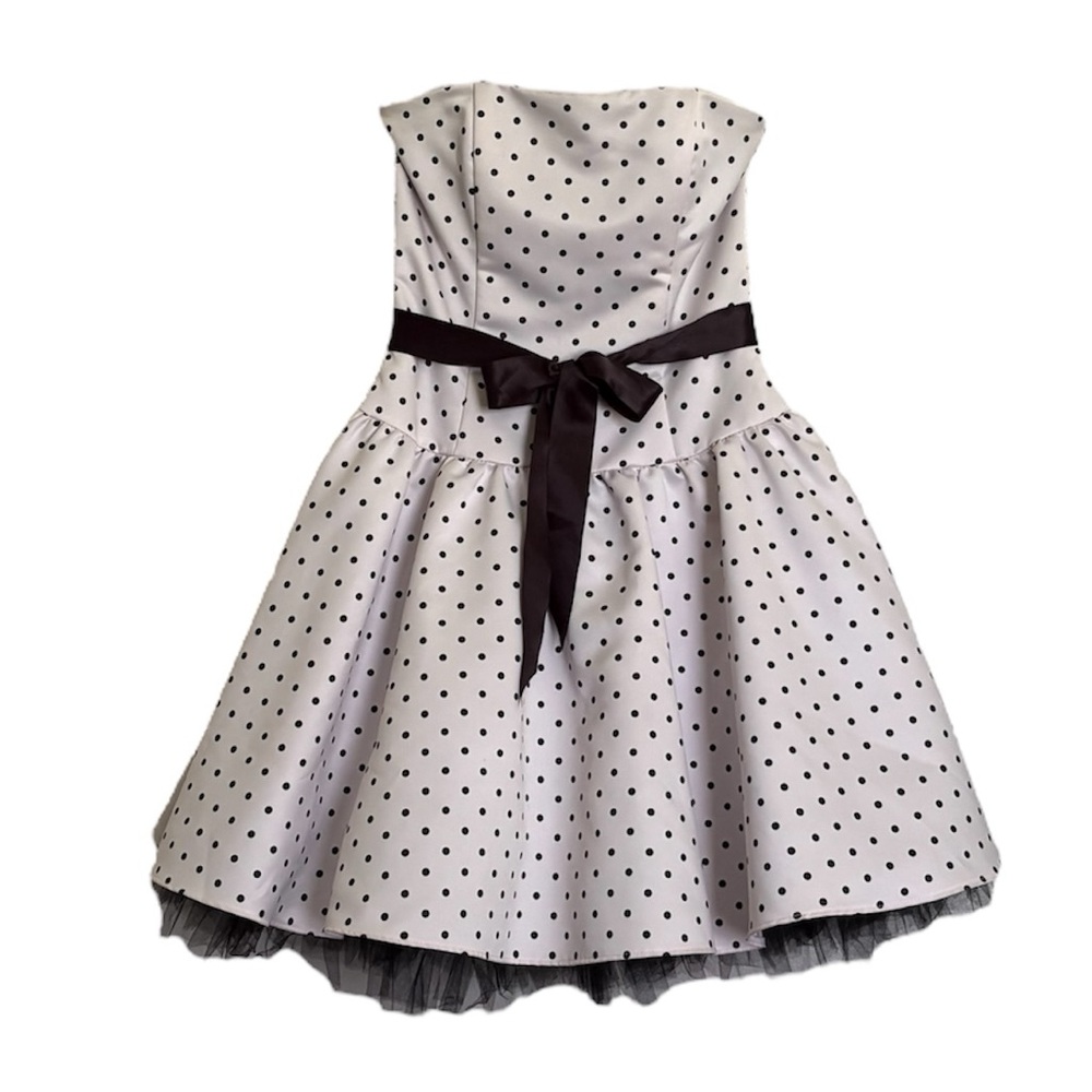 Jessica McClintock Vintage Strapless Party Cocktail Dress - Picture 2 of 14